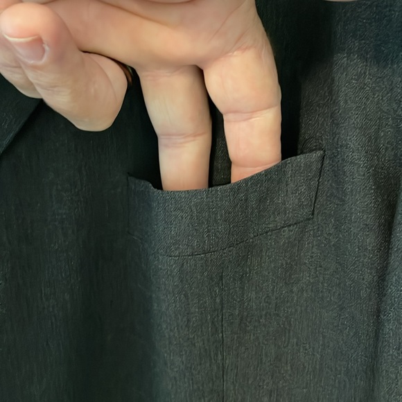 Hugo Boss black (dark charcoal) sport coat xl appx see description below - Picture 3 of 11